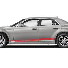 2X Chrysler 300 2022 2023 Logo Modern Touring Rocker Panel Graphics Car Vinyl Stickers Stickers
 3