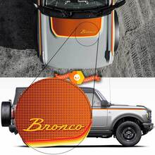 Ford Bronco Retro Design Kit capot et bandes latérales
 2