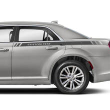 Autocollants vinyle bande latérale arrière personnalisés pour Chrysler 300_2
