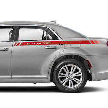 Autocollants vinyle bande latérale arrière personnalisés pour Chrysler 300_3