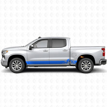 Bandes vinyle à couches superposées pour porte et bas de caisse Chevrolet Silverado 1500 T1XX 2019-2026_5