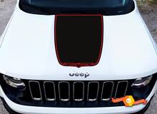 Autocollant graphique pour capot en vinyle satiné noir Jeep Cherokee Trailhawk 2022
 2