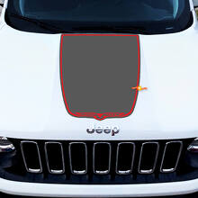 Autocollant en vinyle noir mat personnalisé pour capot Jeep Cherokee Trailhawk_2