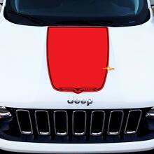 Autocollant en vinyle noir mat personnalisé pour capot Jeep Cherokee Trailhawk_3