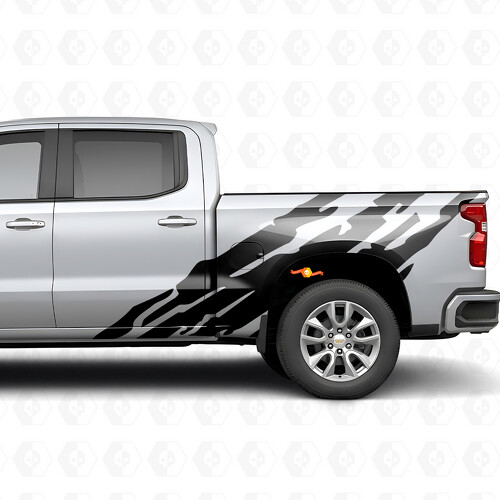 2 Musclecar FX4 Stickers truck F250 F350 MONSTER Edition TRUCK Vinyl Decal Stickers 18" de long