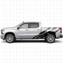 Bandes vinyles dentelées pour côtés de lit Chevrolet Silverado 1500 T1XX 2019-2026_2