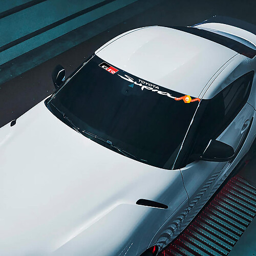 Autocollants graphiques pour pare-brise Toyota Supra GR MKV A90 A91

