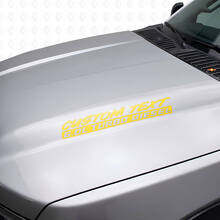 Kit de décalcomanies vinyles capot Turbo Diesel 6.0L pour Musclecar F250 F350_6