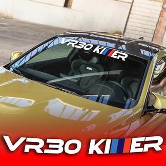 VR30 Killer BMW Fan Funny Pare-brise bannière autocollants en vinyle autocollants

