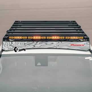 Toyota 4Runner 2014 -- 2023+ ROOF RACK Carte topographique TRD Autocollant pour 4Runner

