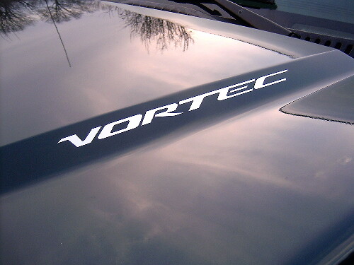 Autocollant en vinyle lettrage Vortec pour capot Chevrolet Silverado