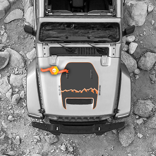 Capot pour 2021 2022 2023 Jeep 1941 édition Wrangler Rubicon autocollant graphique vinyle SupDec Design
