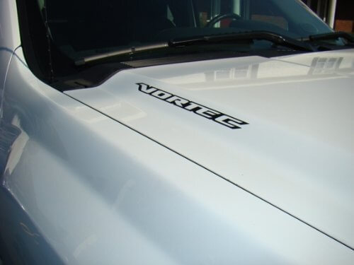 2 Autocollants d'autocollants de capot VORTEC pour Chevy Silverado GMC Sierra Avalanche