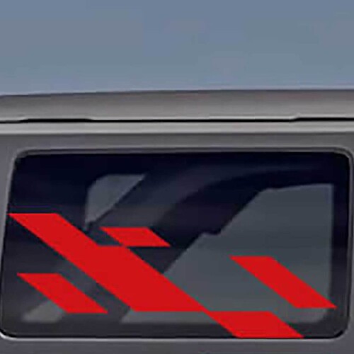 Kit de décalques vinyle pour lunette arrière pour Musclecar horse