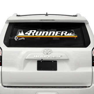 4Runner 2023 pare-brise montagne coucher de soleil vinyle Logo autocollants autocollants pour Toyota 4Runner TRD
