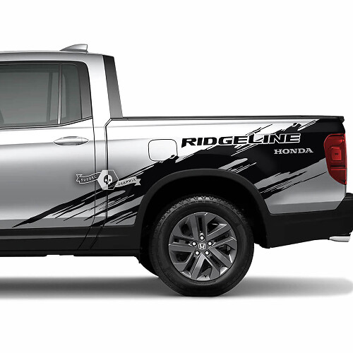 Kit de décalcomanies en vinyle latérales anti-boue pour Honda Ridgeline 2023