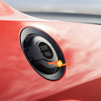 Keep Full Honeycomb Grey Fuel Door Insert Emblème en forme de dôme pour Challenger Dodge
