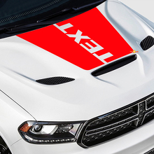 Autocollant Vinyle Personnalisé Texte Blackout pour Capot Dodge Durango 2018-2020_2