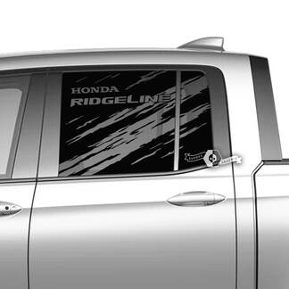 Paire Honda Ridgeline Montagnes Vinyle Fenêtre Portes Mud Decal Sticker Graphics
