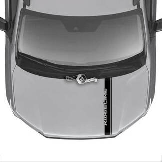 Capot Honda Ridgeline Stripe Logo Garniture Vinyle Autocollant Autocollants Autocollant Graphiques
