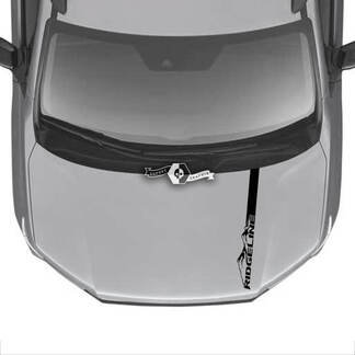 Capot Honda Ridgeline Stripe 2020 2021 2022 2023 Montagnes Vinyle Autocollants Autocollant Graphique SupDec Design
