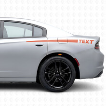 Autocollant en vinyle latéral à rayures avec texte personnalisé pour Dodge Charger 2015-2026_4