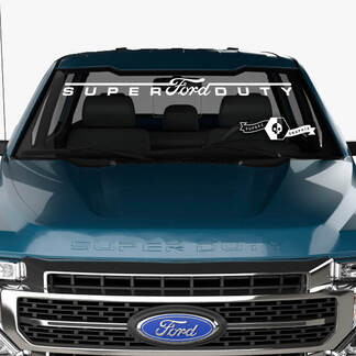 Pare-brise Ford Super Duty 2023 Logo Stickers Autocollants Graphiques Vinyle
