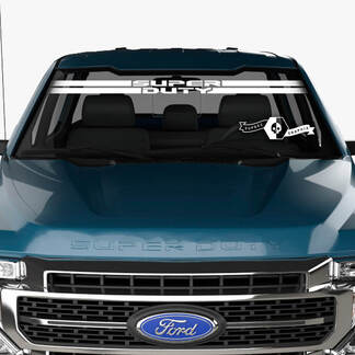 Pare-brise Ford Super Duty 2023 Lines Stickers Stickers Graphics Vinyl
