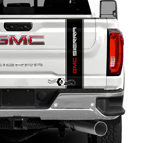 Autocollant Vinyle à Bande de Hayon Marqué pour GMC Sierra 2500HD 2022-2023