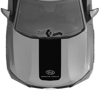 Autocollant de capot pour Hyundai Santa Cruz autocollants en vinyle latéraux décalcomanie graphique
