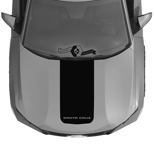 Autocollant de capot pour Hyundai Santa Cruz, autocollants latéraux en vinyle, graphique
