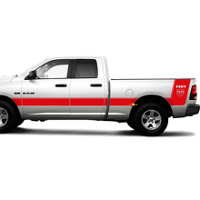 Autocollant Vinyle Latéral à Rayures Personnalisées avec Logo Hemi pour Dodge Ram 1500_2