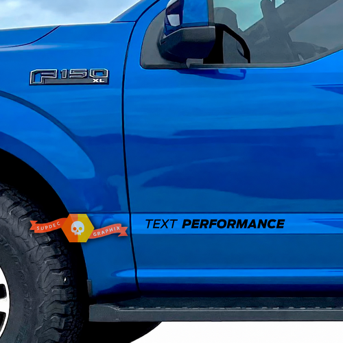 Paire Musclecar truck power truck Musclecar PERFORMANCE Sport Racing Stripe Emblème Voiture Camion Musclecar Performance
