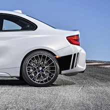 Kit d'autocollants vinyle de bandes sur capot et côtés arrière pour BMW M2 Competition F87_2