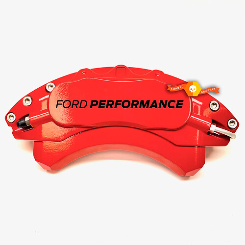6x Ford Performance Étrier de frein Vinyl Decals Autocollant Graphiques
