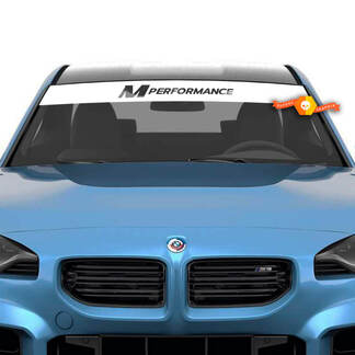 Autocollants en vinyle pour bannière de pare-brise BMW M Performance
