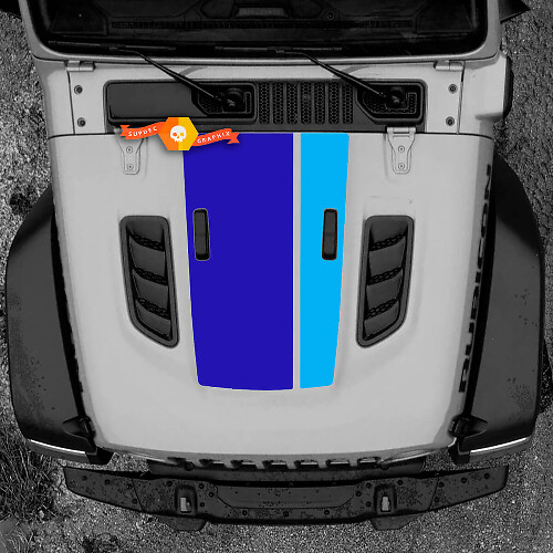 Autocollant vinyle capot STD BASE pour Jeep Wrangler Rubicon