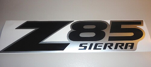Autocollants en vinyle de style usine Z85 Sierra pour GMC Sierra