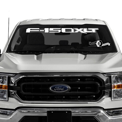 Autocollants graphiques pour pare-brise de fenêtre Ford F-150 XLT
