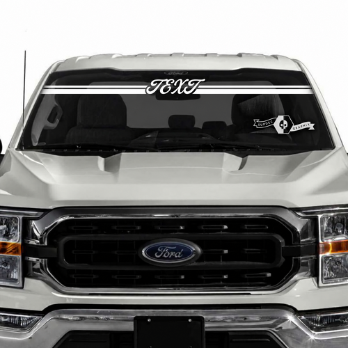Autocollants graphiques pour pare-brise de fenêtre pour Musclecar truck