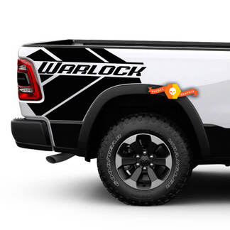 Paire Dodge Ram 1500 Warlock Vinyl Side Decal Truck Vehicle Graphic Pickup
