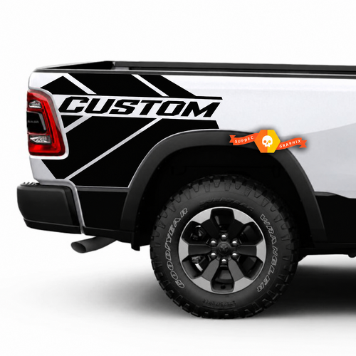 Autocollant latéral en vinyle graphique véhicule camionnette pour Dodge Ram 1500 Warlock