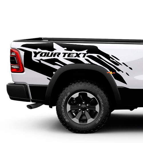Kit d'autocollants latéraux en vinyle anti-boue pour Dodge Ram 1500 Rebel