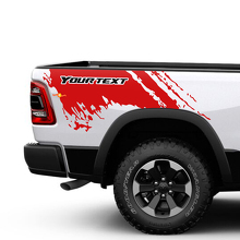 Kit de décalcomanies latérales en vinyle style éclaboussures de boue pour Dodge Ram 1500 Rebel_2