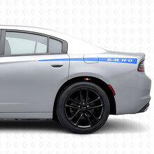 Autocollant vinyle latéral 6.4L H/O Stripes pour Dodge Charger 2015-2026_2