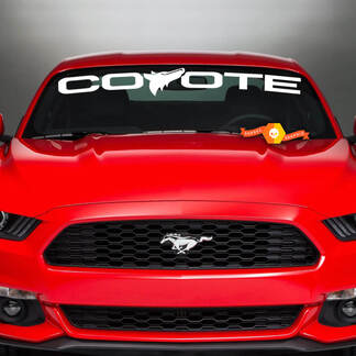 Mustang Coyote COYOTE Pare-brise Vinyl Graphic Decal Autocollant
