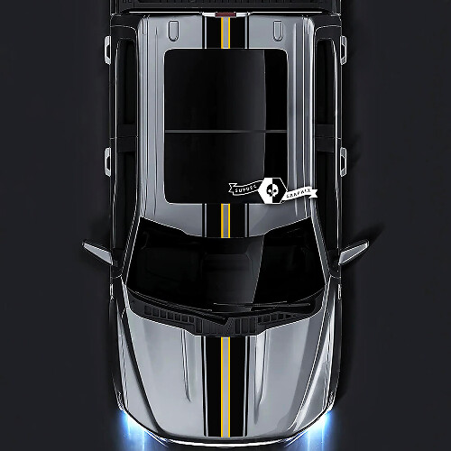 Ford F-150 XL XLT STX LARIAT Capot Toit Hayon Garniture Graphique Autocollants Latéraux Autocollants 2 Couleurs
