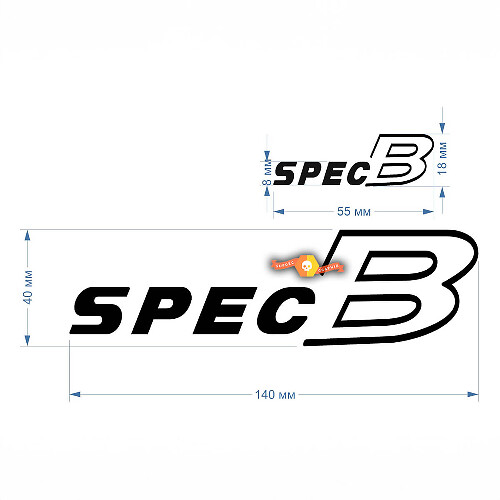 Autocollant en vinyle pour pare-brise finition sport pour véhicules Subaru