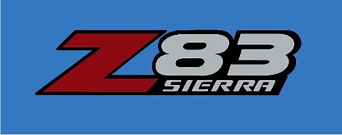 Ensemble d'autocollants en vinyle style d'usine Z83 pour GMC Sierra