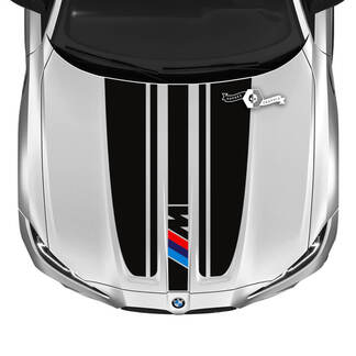 2021+ BMW M4 M3 G80 G82 G83 M Performance Hood M Couleur Logo Vinyle Autocollant
